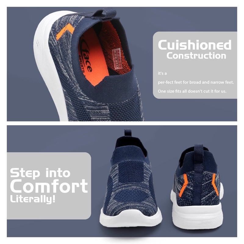 Face أحذية رياضية بحرية للرجال - Image 2