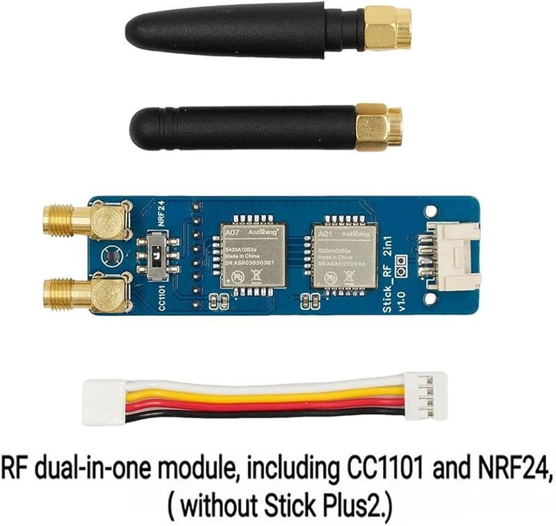 M5Stack M5StickC Plus 2 وحدة إنترنت الأشياء ESP32 CC1101 NRF24 2 في 1 قابلة للتبديل بين الترددات دون الجيجاهرتز واللاسلكي 2.4 جيجاهرتز للتطوير - Image 4