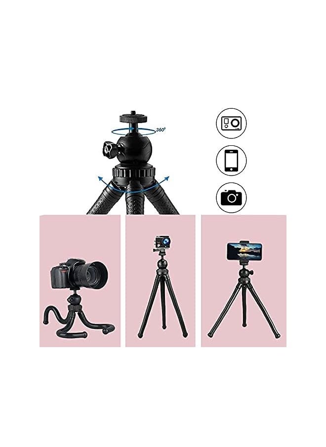 Holder For Photography And Camera With Bluetooth Remote, Flexible Phone Tripod For Trips And Travel, Base Fits Most Phones Like Iphone Android Samsung - pzsku/Z1E1FCF2309D06C4AE769Z/45/_/1693975474/07adf6a8-d535-4f1b-8152-e2390e6c3afc