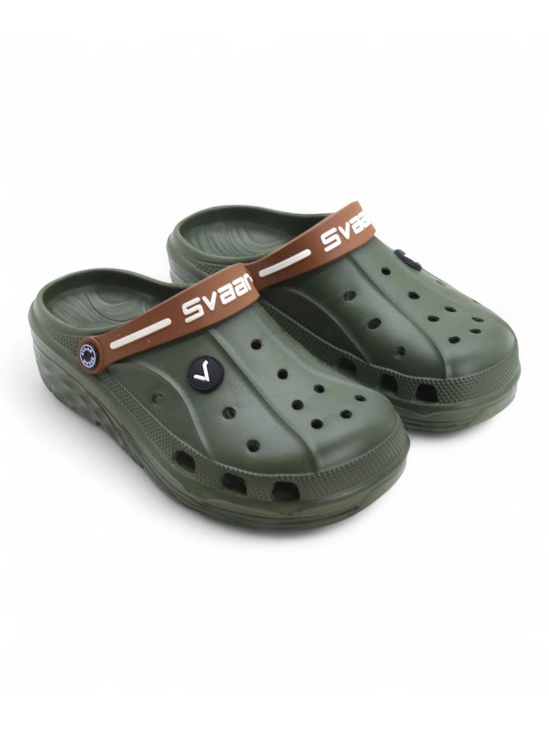 SVAAR صنادل سفار الكاجوال للرجال من EVA الناعمة والمرنة والمضادة للانزلاق مع حزام خلفي - Image 2