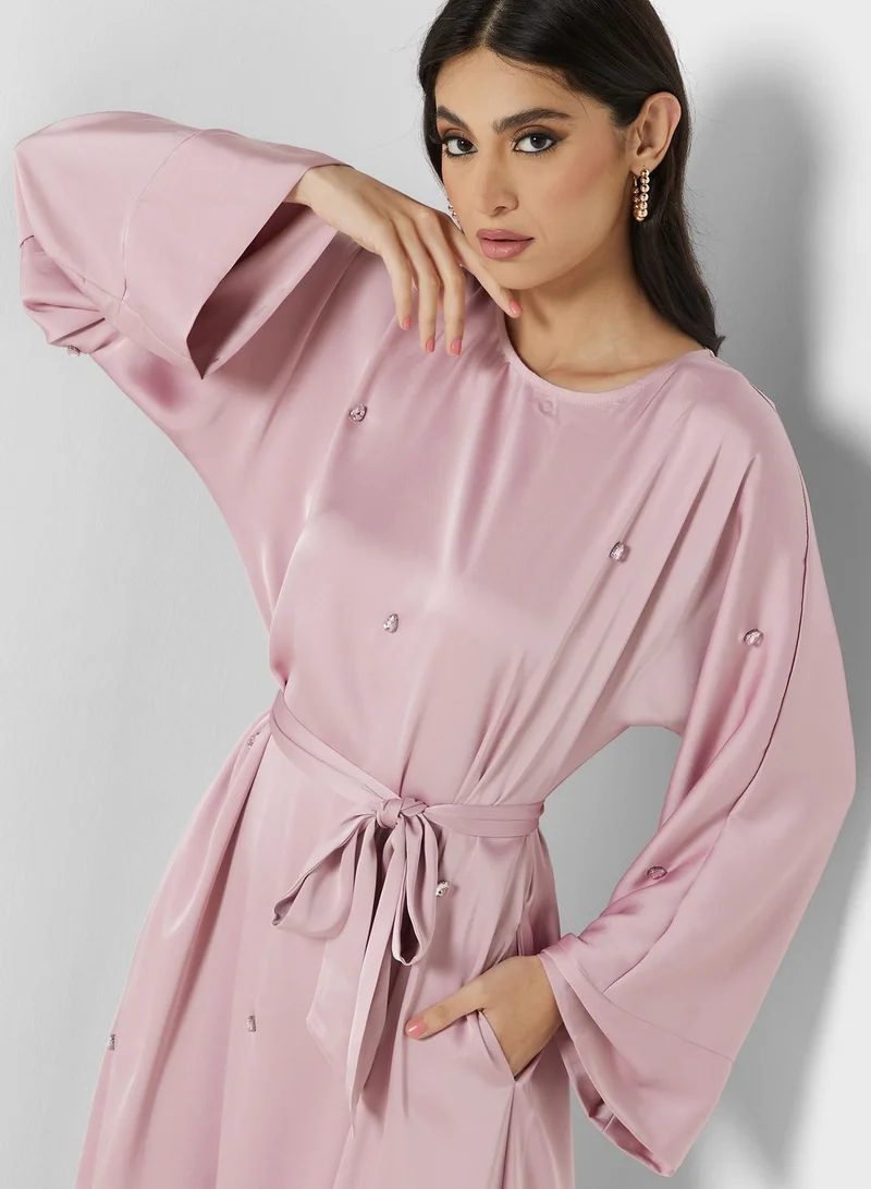 Khizana Relaxed Satin Dress