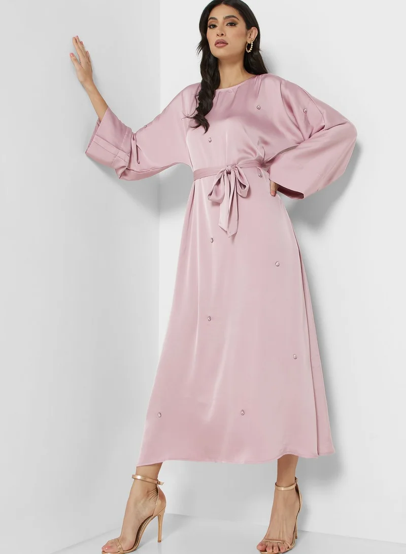 Khizana Relaxed Satin Dress