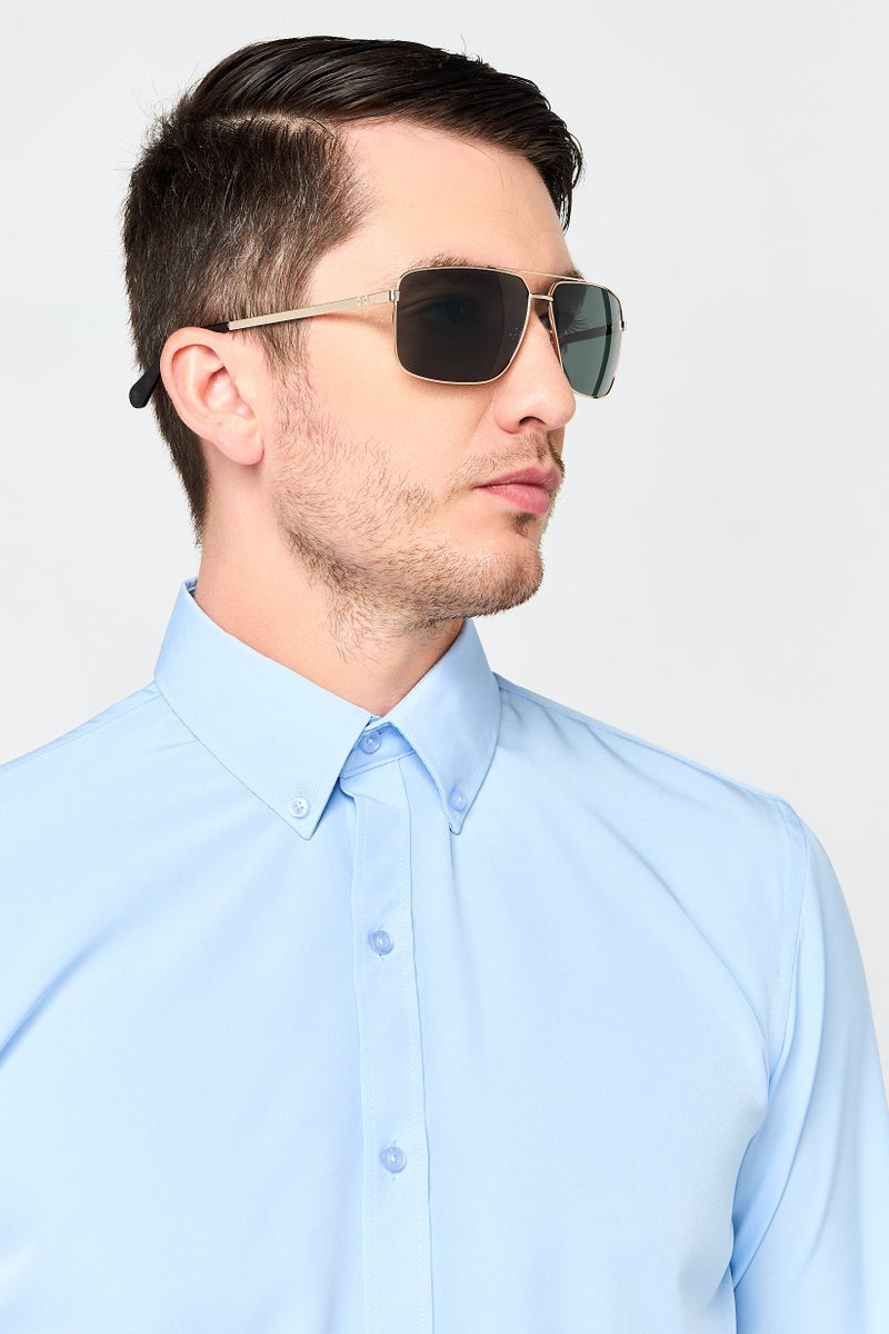 Timberland Men TB00030 Square Sunglasses, Rose Gold - Image 2