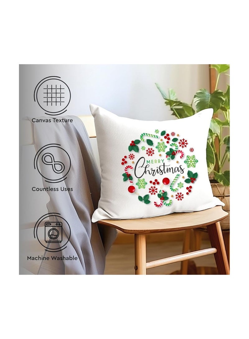 PRINTSHOP4ME Christmas Pillow-Soft Decorative Throw Pillow With Designs Great For Living Room,Bedroom,Couch Or Sofa,Perfect Holiday Decor For Winter Look,Home Decoration Decor - Image 5
