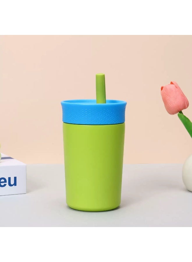 Kawkab Kids Mini Insulated Mug - 304 Stainless Steel Insulated Mug with Silicone Straw for 3 years and up - Image 1