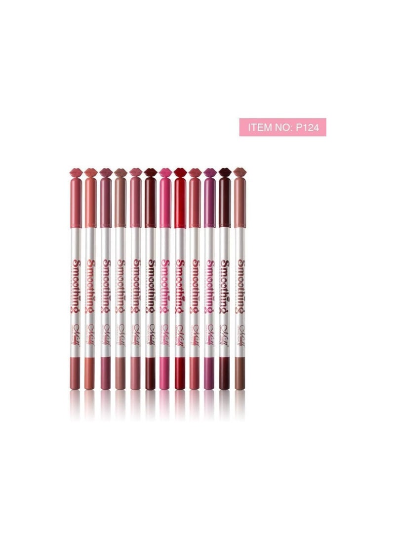 Mn Smoothing 12 Piece Lip Liner Pencil Set - Image 2