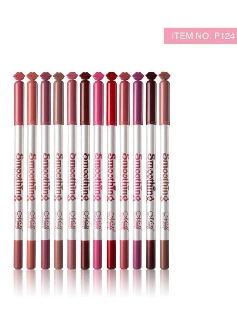 Menow Smoothing 12 Piece Lip Liner Pencil Set - Image 2