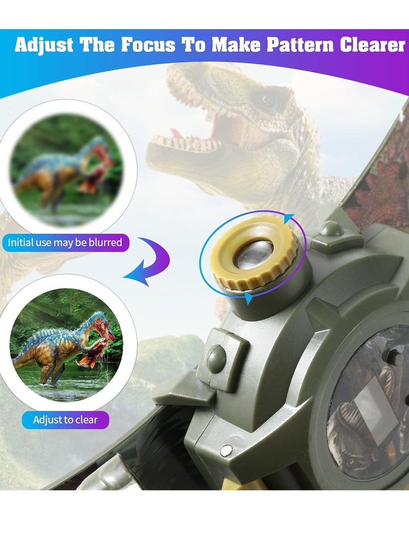 Dinosaur Projection Watch for Kids - 24 Fun Patterns, Adjustable Date & Time, Cartoon Design, Perfect Toy for Boys and Girls with Protective Cover. - Image 3