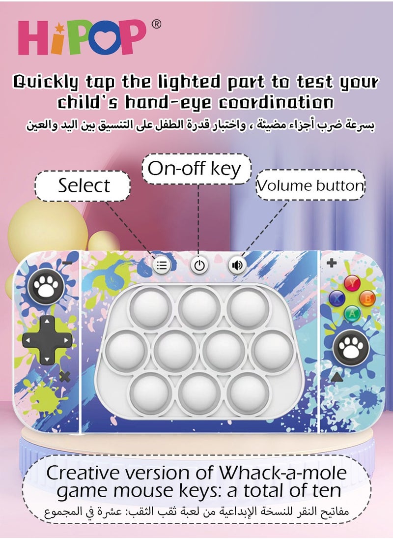 HIPOP Kids Fidget Toys,Children's Whack-A-Mole Games,Fast Push Bubble Game,Parent-Child Interactive Games,Quick Push Game Toy,Multiple Modes  - Image 2