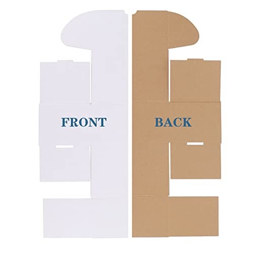 ZBEIVAN 9x6x3 White Shipping Boxes Set of 25, Corrugated Cardboard Mailer Boxes for Packaging Small Business Mailing Gifts - Image 5