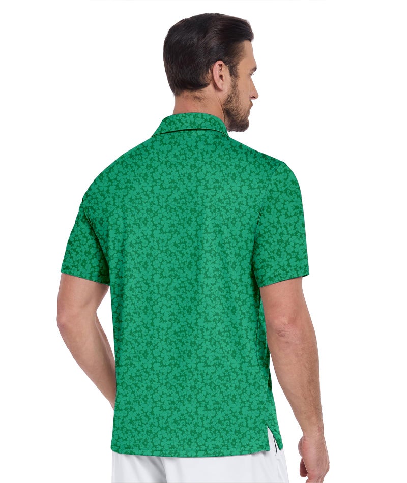 ZITY Mens Print Polo Shirts Short Sleeve Moisture Wicking Shirts for Men Golf Tennis Daily Casual Collared T-Shirt St Patricks Day 3XL - Image 2