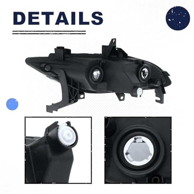 rayihni Passenger Right Rh Fog Driving Light Lamp Assembly For 2016 2017 2018 Nissan Maxima - Image 5