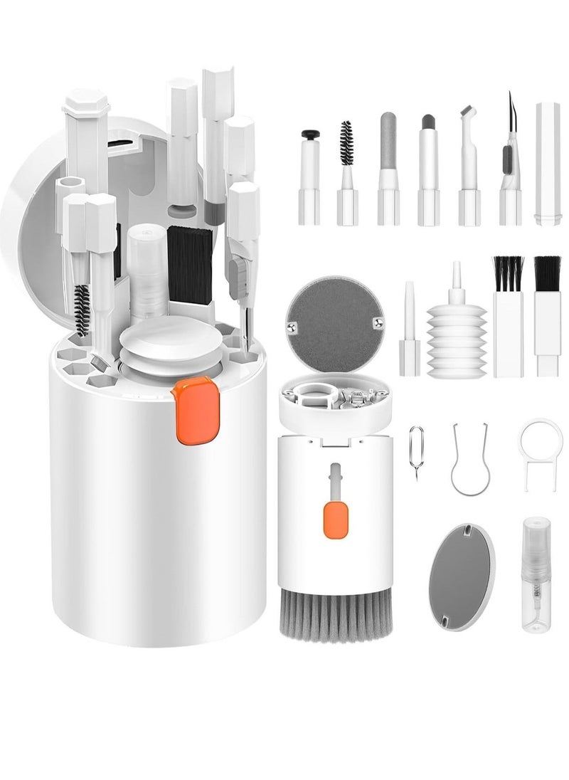 ELTRAZONE "20-Piece All-in-One Cleaning Set: Ideal for Keyboards, AirPods Pro, Laptops, Phones, and Monitors"