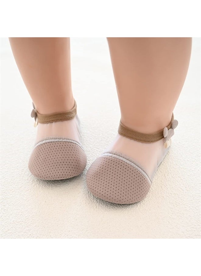 GUUMOR - Baby Toddler Grip Socks Newborn Infant Cute Comfortable Breathable Soft Non-slip Sticky Sock - Image 1