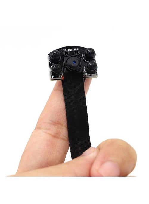 TECHNOVIEW TECHNOVIEW Indoor Spy Button Camera NightVision 1080p Ultra HD Audio Video Recording Wireless Hidden 4K Spy WiFi Network Camera Wide Angle Surveillance P2P IP Cam for Home Black  - Image 2
