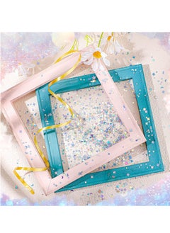 KASTWAVE Holographic Star and Moon Table Confetti Iridescent Metallic Glitter Foil Confetti Sequin Star Moon Scatter for Birthday Wedding Festival Party DIY Decoration 3-10mm, 150g  - Image 5