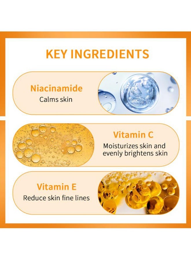 ليكرين واقي الشمس الملون من فيتامينك سي- SPF40 واقي من الشمس المعدني المرطب | صبغة شفافة لتوهج صحي ، مناسبة للبشرة الحساسة - Image 3