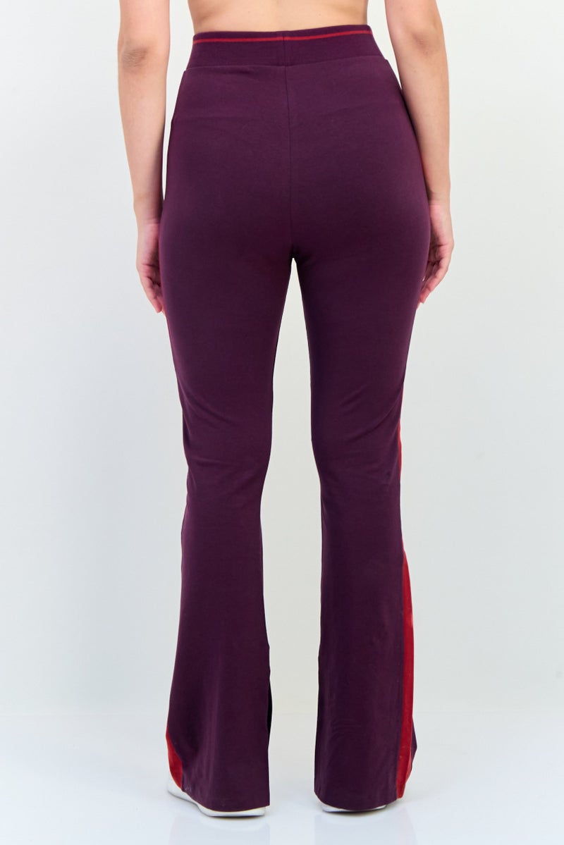 PUMA Women Sportwear Fit Training Flared Leggings, Purple  - Image 3