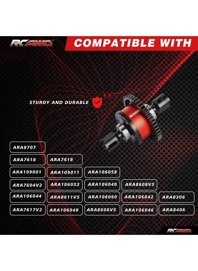 RCAWD Centre Diff Set w/ 40CrMo Main Diff Gear 46T Pre-Assembled for Arrma Kraton Typhon Infraction Outcast 6S Felony Mojave Talion Limitless Upgrade Parts - Image 4