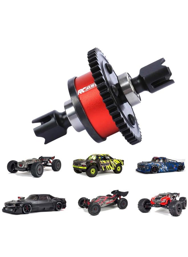 RCAWD Centre Diff Set w/ 40CrMo Main Diff Gear 46T Pre-Assembled for Arrma Kraton Typhon Infraction Outcast 6S Felony Mojave Talion Limitless Upgrade Parts - Image 1