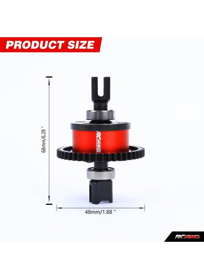 RCAWD Centre Diff Set w/ 40CrMo Main Diff Gear 46T Pre-Assembled for Arrma Kraton Typhon Infraction Outcast 6S Felony Mojave Talion Limitless Upgrade Parts - Image 3