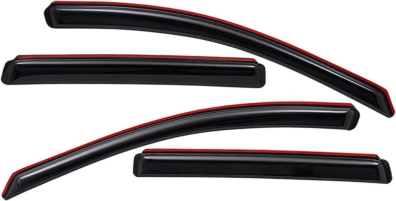 Lightronic WV194427 In-Channel Side Window Visor Deflector Rain Guard Set for 2014-2019 Toyota Highlander - Image 3