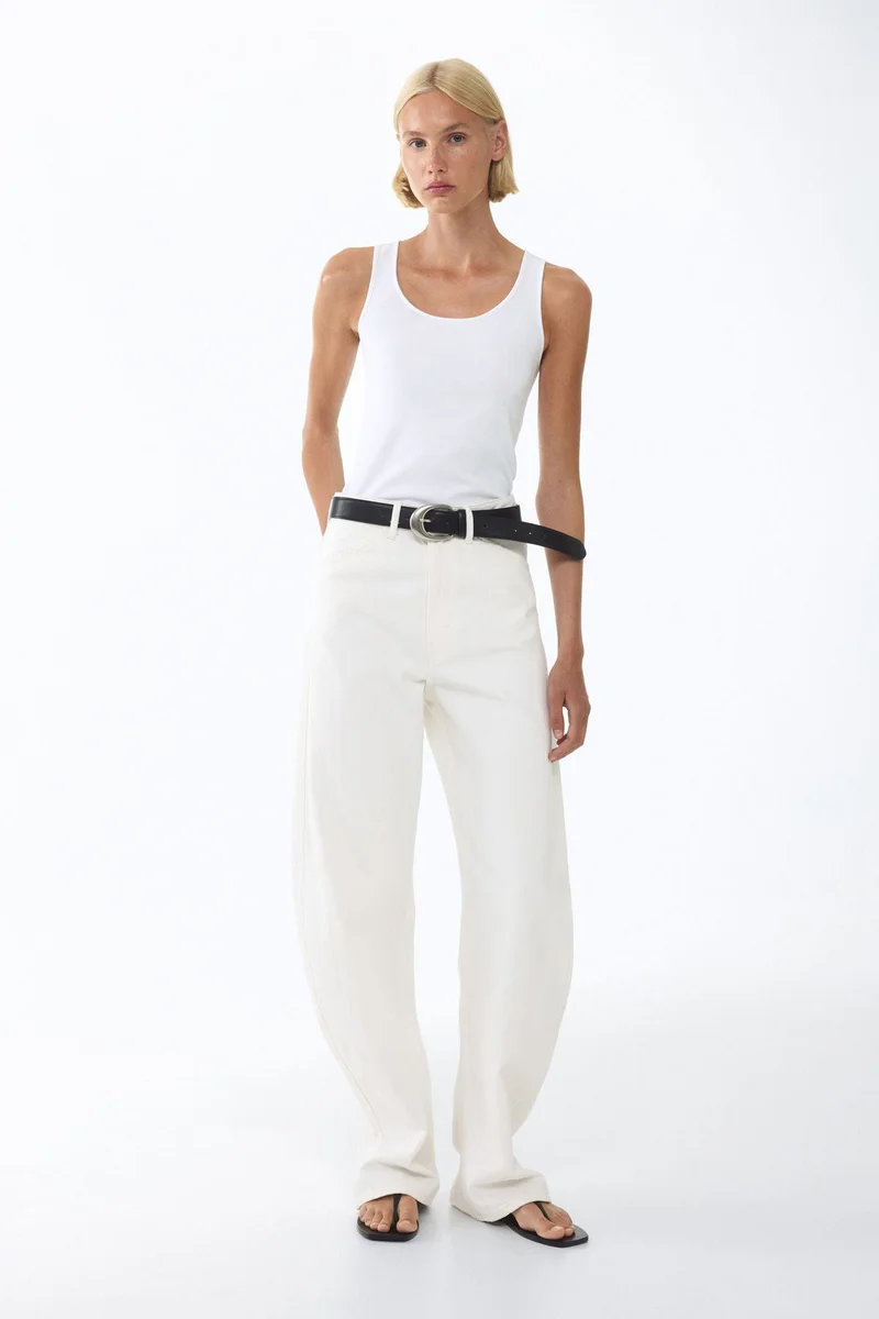 H&M 3-pack ribbed vest tops