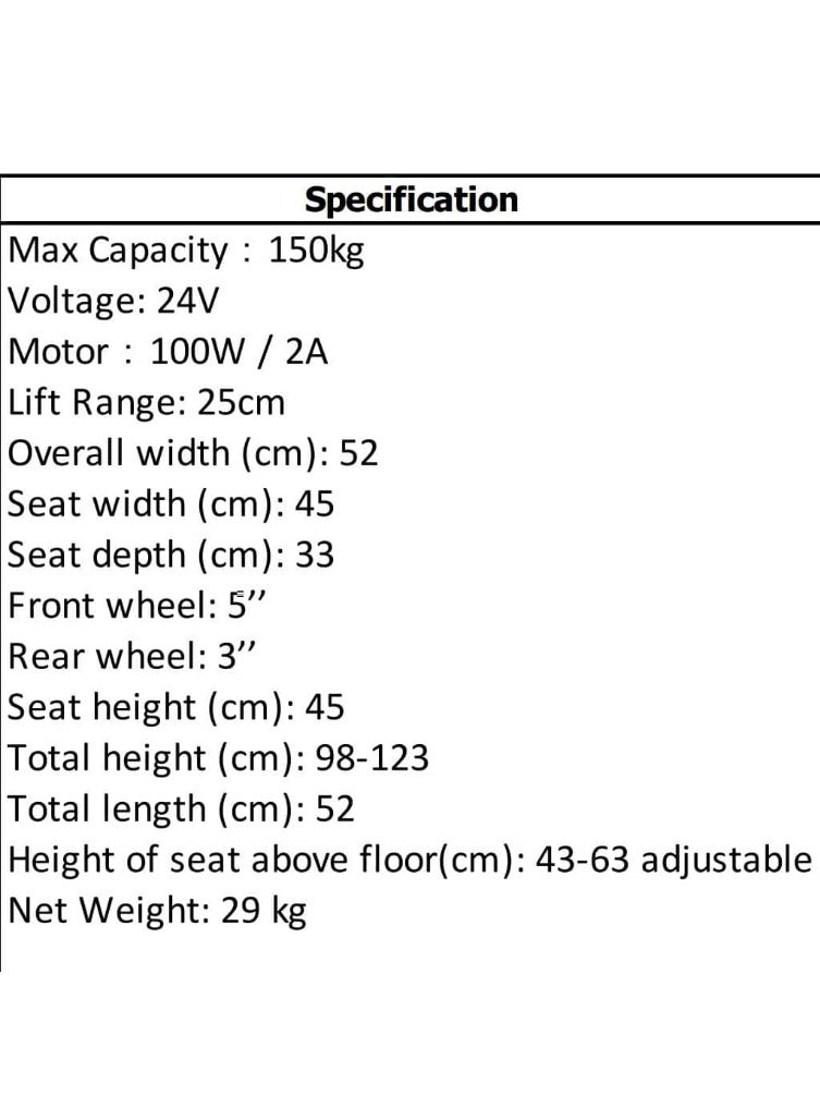 ووليد كرسي ويلتشير كهربائي للنقل من WOLAID - Image 3