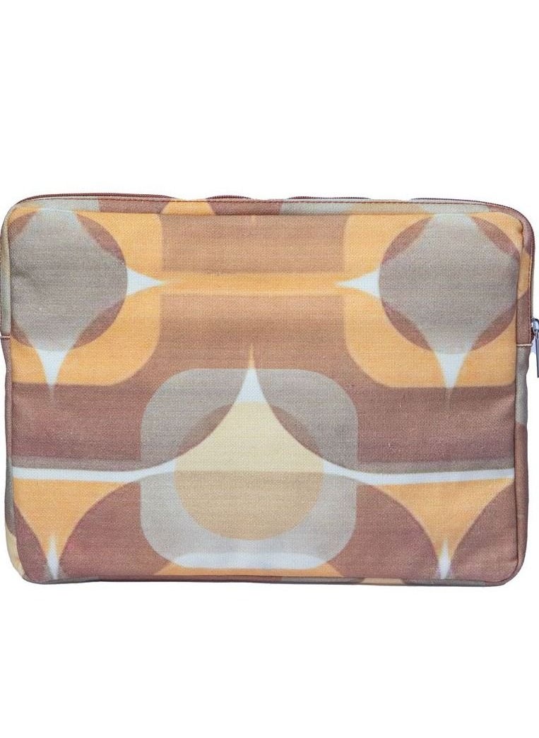 E-Train E-Train (BG190) Laptop Sleeve High Quality Cotton Material 14" - Brown  - Image 2
