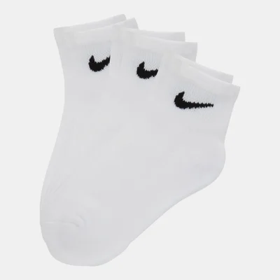 Nike Kids' NHN Basic Quarter Socks (3 Pack)