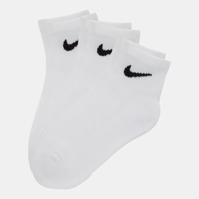 Nike Kids' NHN Basic Quarter Socks (3 Pack)