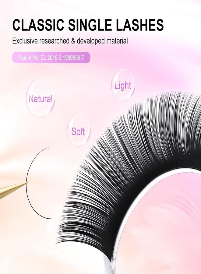 NAGARAKU Eyelash Extensions Individual Lashes 0.12mm Thickness 7-15mm Mix Length Synthetics Lashes Classic 16 rows Matte Black Soft Natural (7mm-15mm Mix Length, 0.12 LC) - Image 2