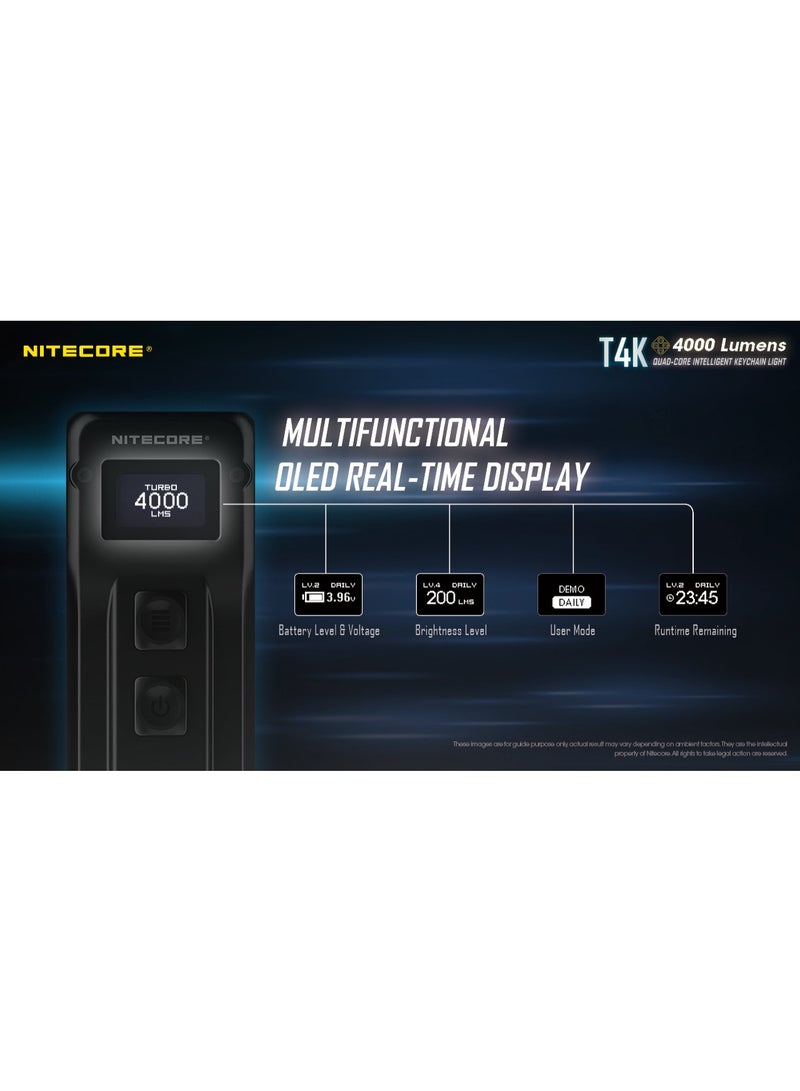 نايت كور Nitecore T4K Flashlight - Image 4