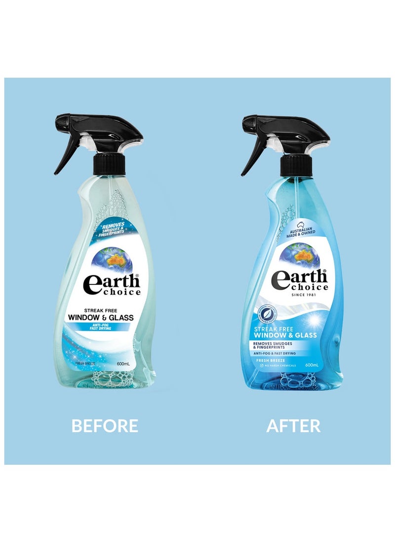 earth choice Streak Free Window And Glass Cleaner 600 ML  - Image 2
