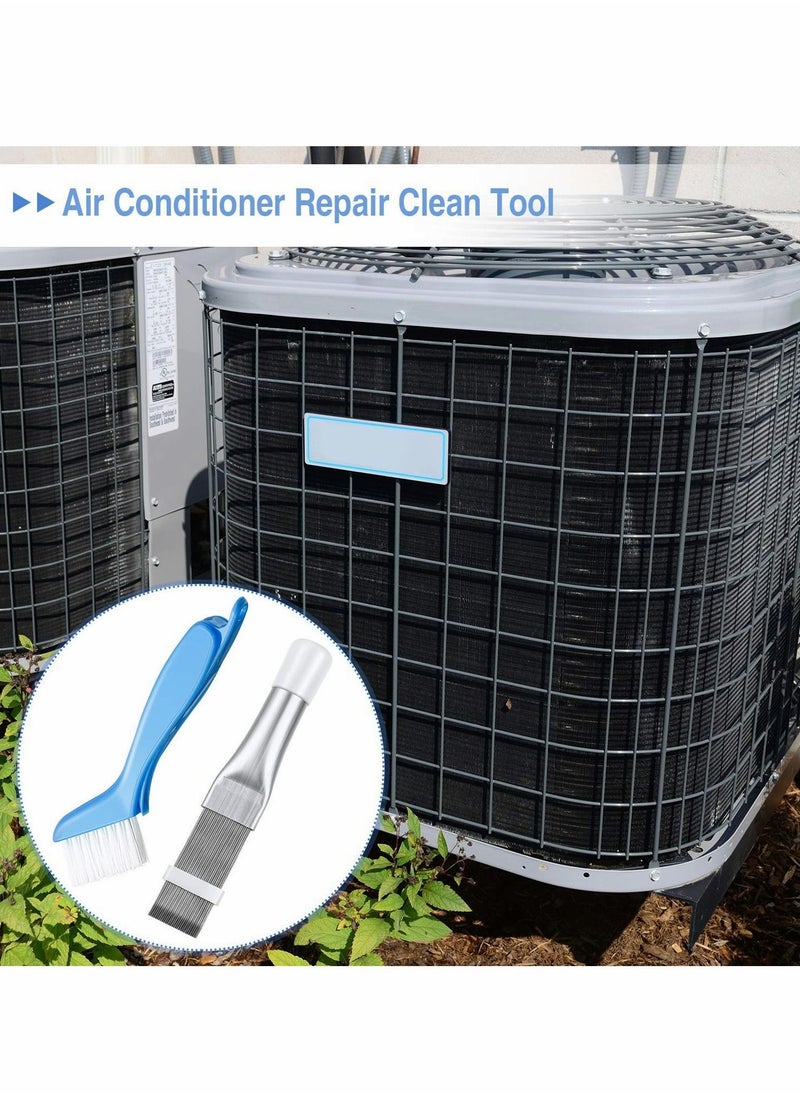 Excefore - 4 Pieces Fin Comb Air Conditioner Fin Cleaner and Brush - Image 1