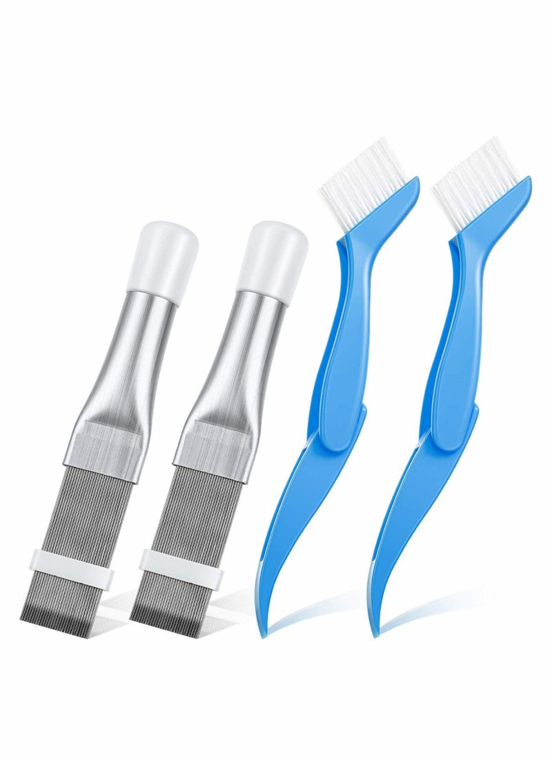 Excefore - 4 Pieces Fin Comb Air Conditioner Fin Cleaner and Brush - Image 1