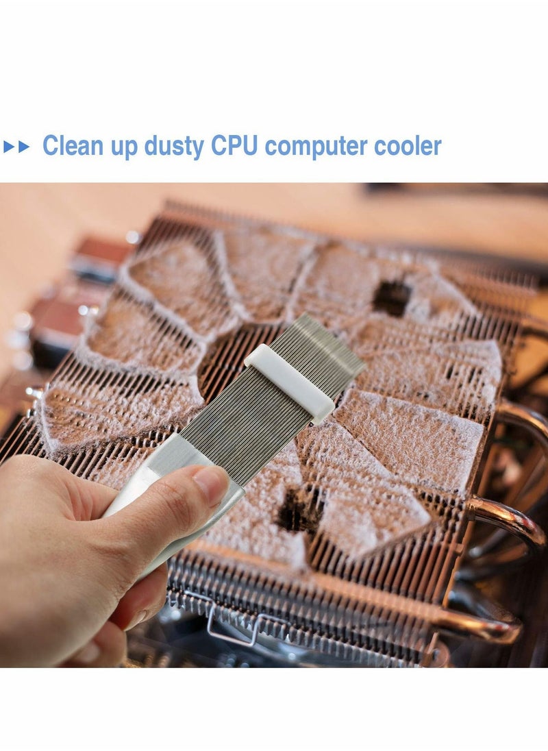 Excefore - 4 Pieces Fin Comb Air Conditioner Fin Cleaner and Brush - Image 1