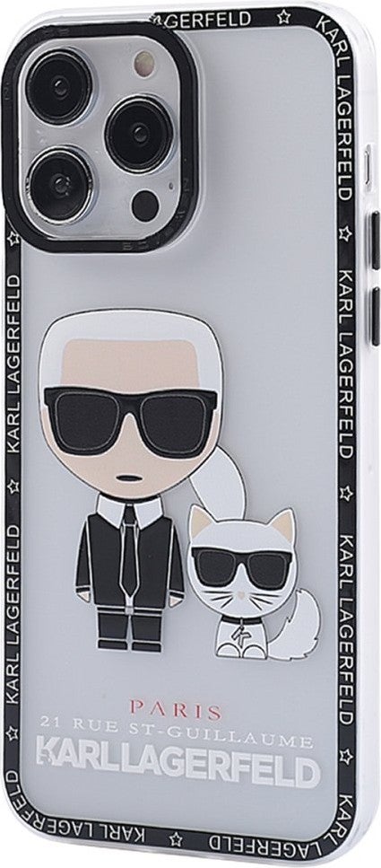 FUJİMAX Apple iPhone 13 Pro Max Case Soft and Pastel Color Patterned Silicone Prada Cover  - Image 3