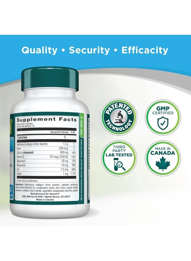 Genacol Bone Health and Joint Support Supplement for Women and Men (90 Cap) - Image 5