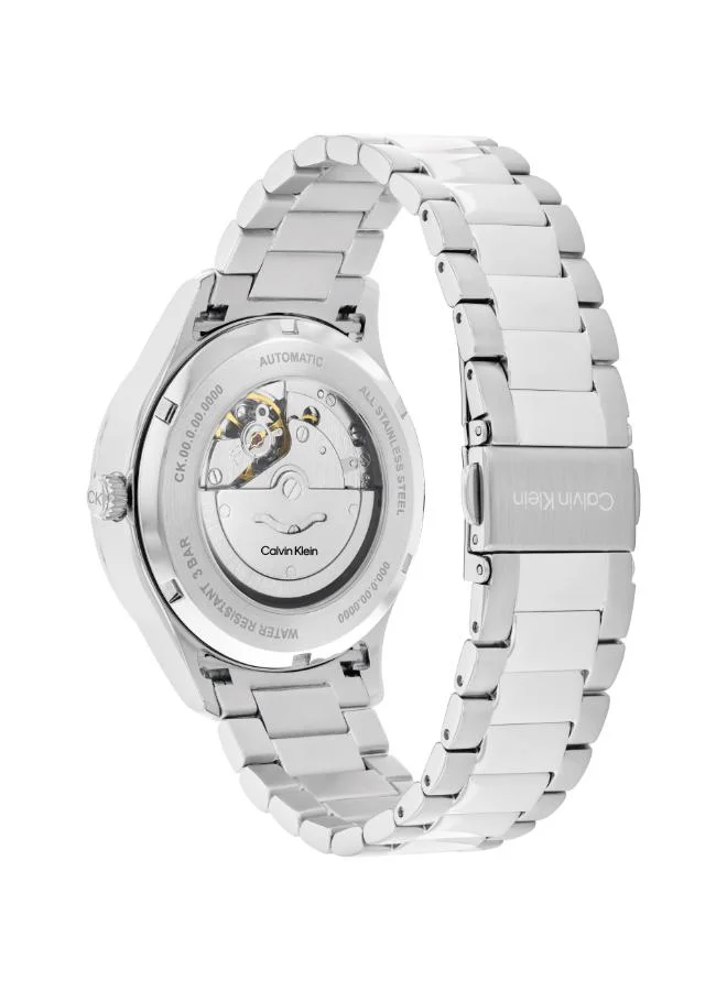Calvin Klein  Unisex Automatic Watch, Green Dial, Stainless Steel Strap  | Best Price UAE