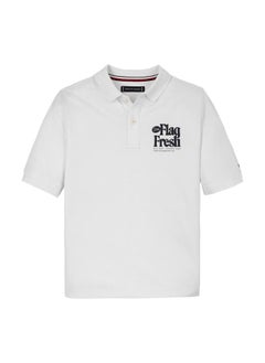 TOMMY HILFIGER Kids Flag Fun Short Sleeve Regular Polo T-Shirt  - Image 4