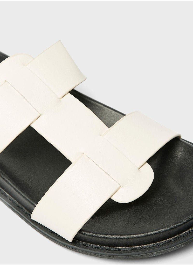 Multi Strap Flat Sandals