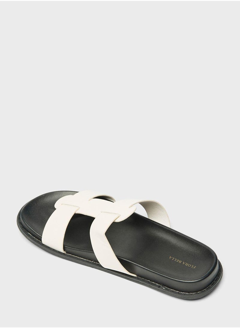 Multi Strap Flat Sandals