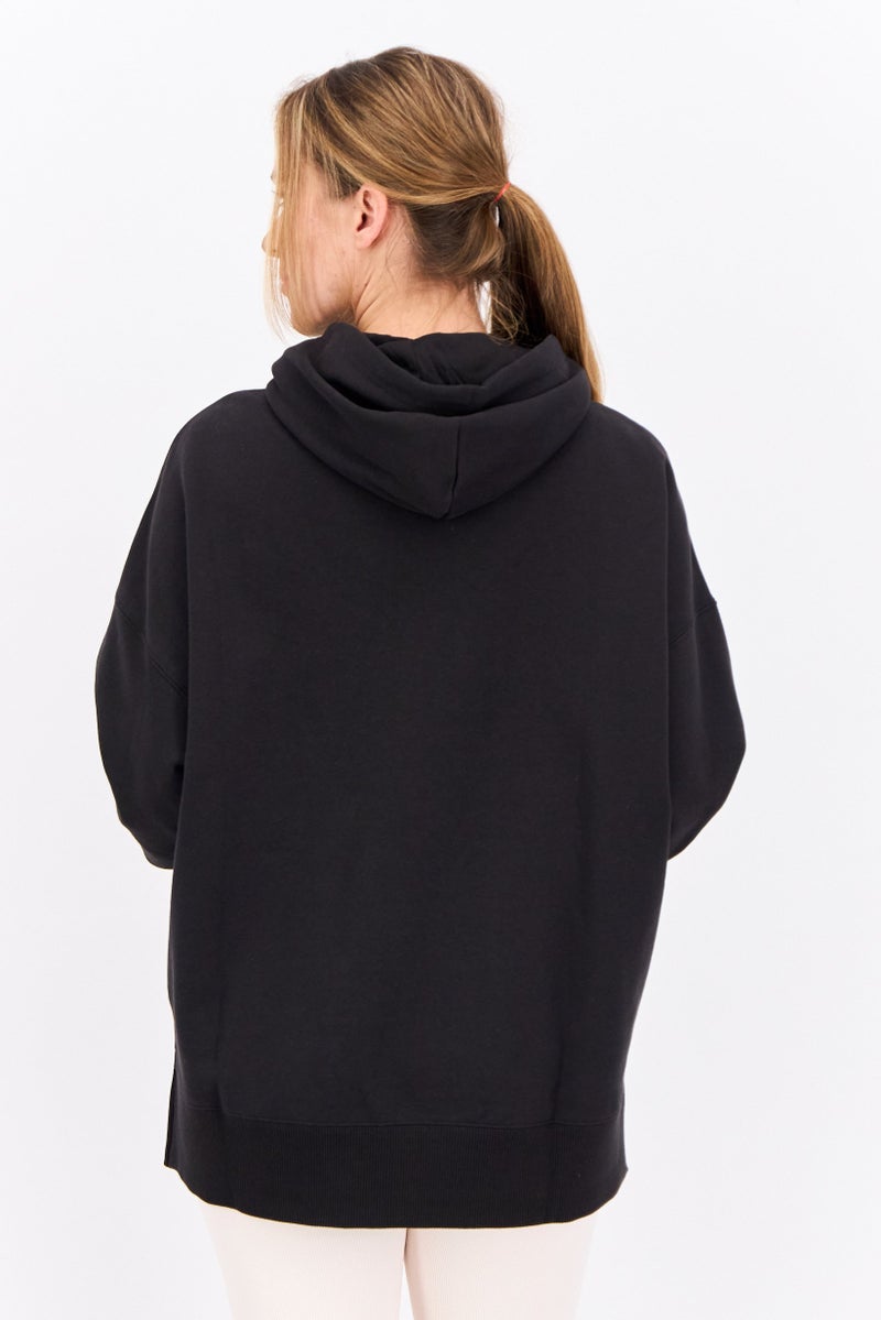 PUMA ملابس رياضية نسائية بأكمام طويلة مناسبة، خارجية، سويت شيرت، أسود - Image 3