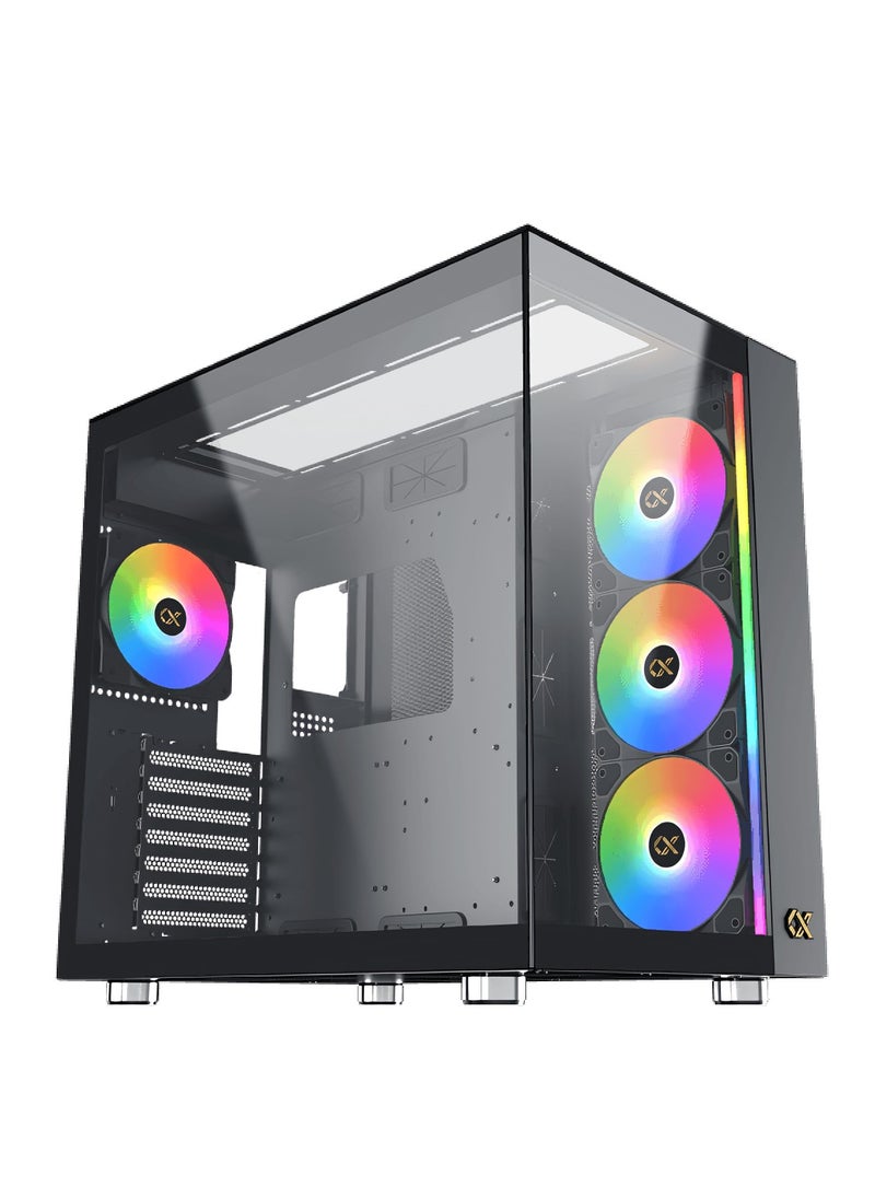 GCC GAMERS NOVA BLACK V13 Intel (Core i7 14700F, RTX 4060, 32GB RAM, 1TB SSD, WiFi Ready | Windows 11 Installed)  - Image 1