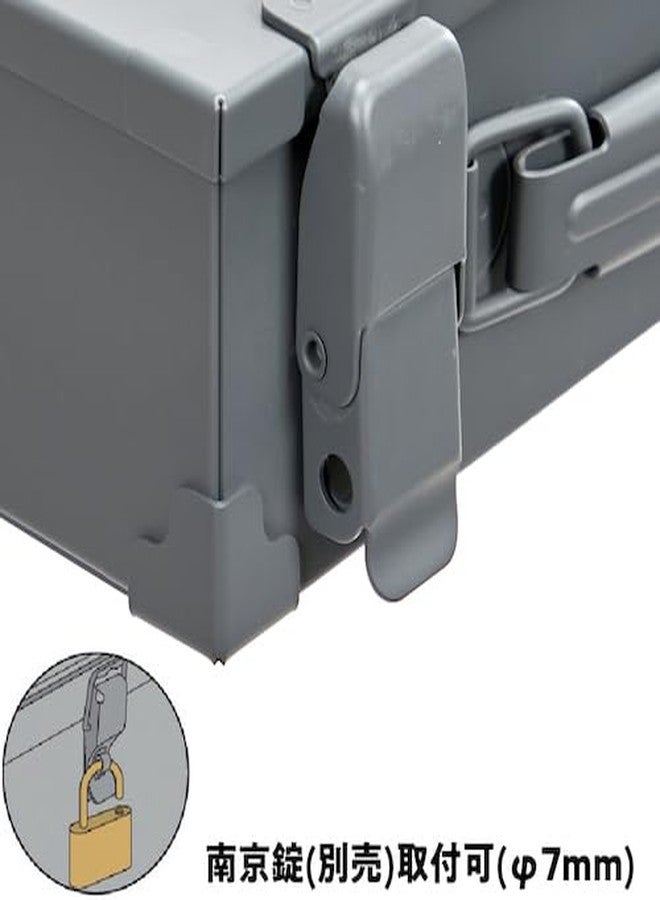 Trusco Nakayama CT-260-DG Trunk Tool Box, Arsenal Gray, W270xD145xH70 - Image 5