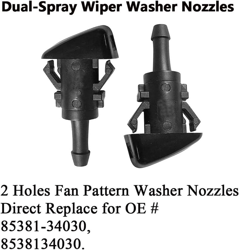 AMFRNE Premium Wiper Washer Nozzles for Toyota Vehicles - Image 2