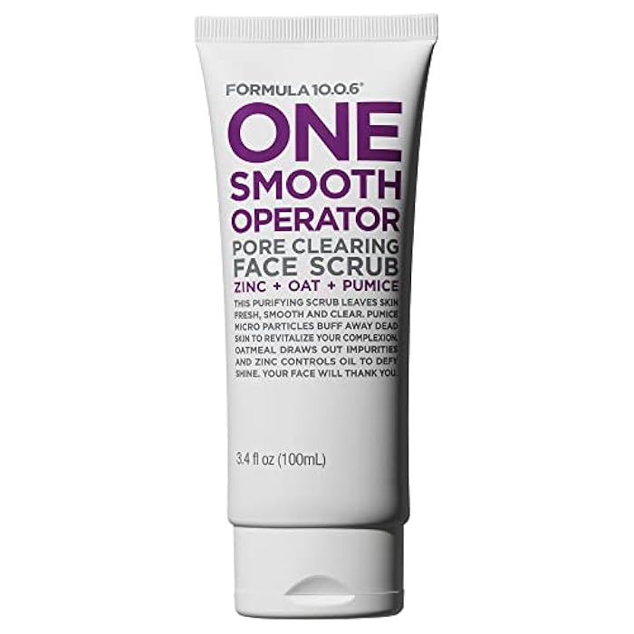 Formula 10.0.6 One Smooth Operator (3.4 Fl. Oz.) Pore Clearing Face Scrub that Leaves Skin Fresh, Smooth & Clear -Vegan, Paraben-Free & Cruelty-Free - Image 1