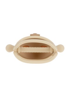 Nuby Nuby Silicone Wrist Teething Mitten - Baby Teether Ring - 3+ Months - Brown Bear  - Image 3
