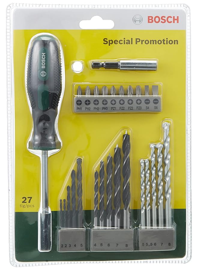 BOSCH Drill And Screwdriver Bit Set 27 Pcs - Image 1